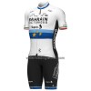Set Fietsshirt + Korte Koersbroek 2022 Bahrain Victorious Europees Kampioenschap